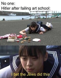 Schoolgirl Spilling Her Lunch meme #1