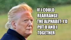 Donald Trump's Tan Face Photo meme #3